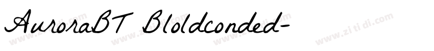 AuroraBT Bloldconded字体转换